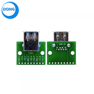 USB3.0メスソケット-DIPモジュールフラット-ダイレクトプラグアダプターボードメスソケット変換ボード2.54 - Product Image 2