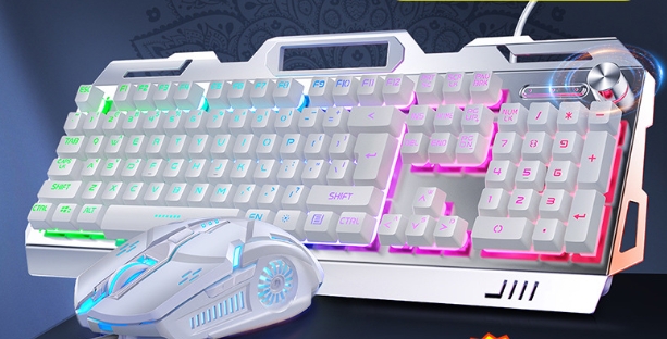Clavier blanc sans souris