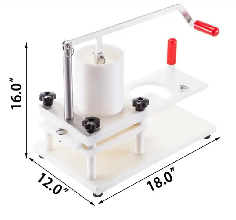 Neue kommerzielle Presse Hamburger Maschine PE Manuelle Hack braten form maschine