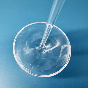 Test di laboratorio resistenza alle alte Temperature trasparente sfera con tubo di quarzo quarzo silice composizione chimica fusa SiO2 - Product Image 4