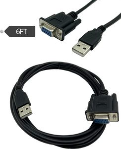 USB to RS232 Serial Adapter, USB a Male to DB9 Pin Female Serial Converter Cable Suitable <strong>for</strong> <strong>Computers</strong> Various Serial Devices - Product Image 2
