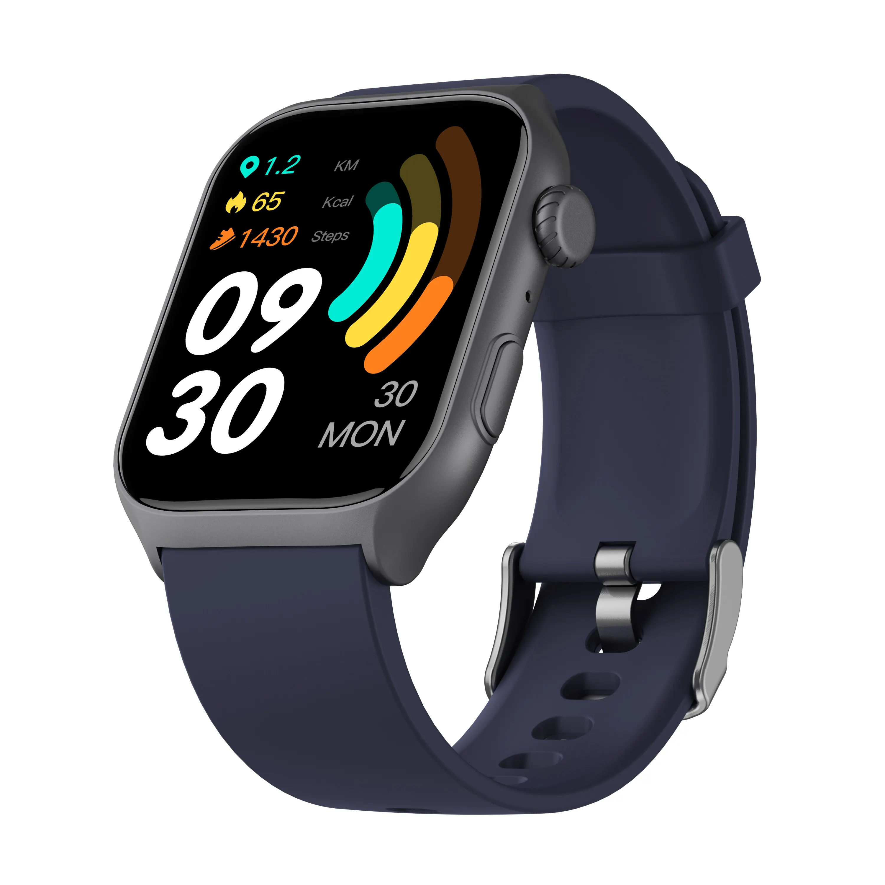 Yeni Max Max 1.45 inç akıllı saat NFC GPS spor izci 3 sapanlar dairesel ekran Smartwatch ile relojes inteligentes PK ZL02