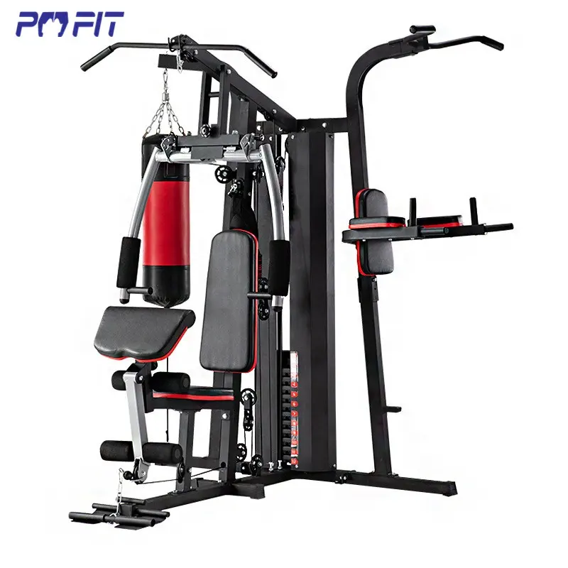 Muti Functionele Fitness Apparatuur 3 Station Jungle Gym Multi Home Gym 4 Station