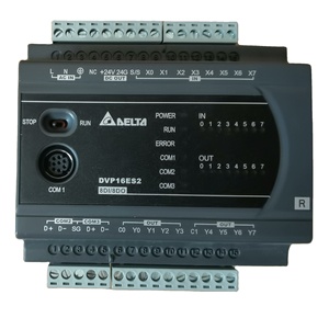 Delta DVP16ES200R PLC ES2 serie DVP modello 16 punti Spot industriale sistema di controllo di automazione con HMI - Product Image 1