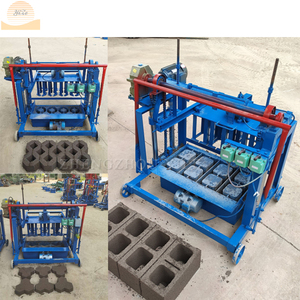 Blocos de concreto oco para motor diesel, máquina para fabricação <span class=keywords><strong>manual</strong></span> de tijolos de cimento