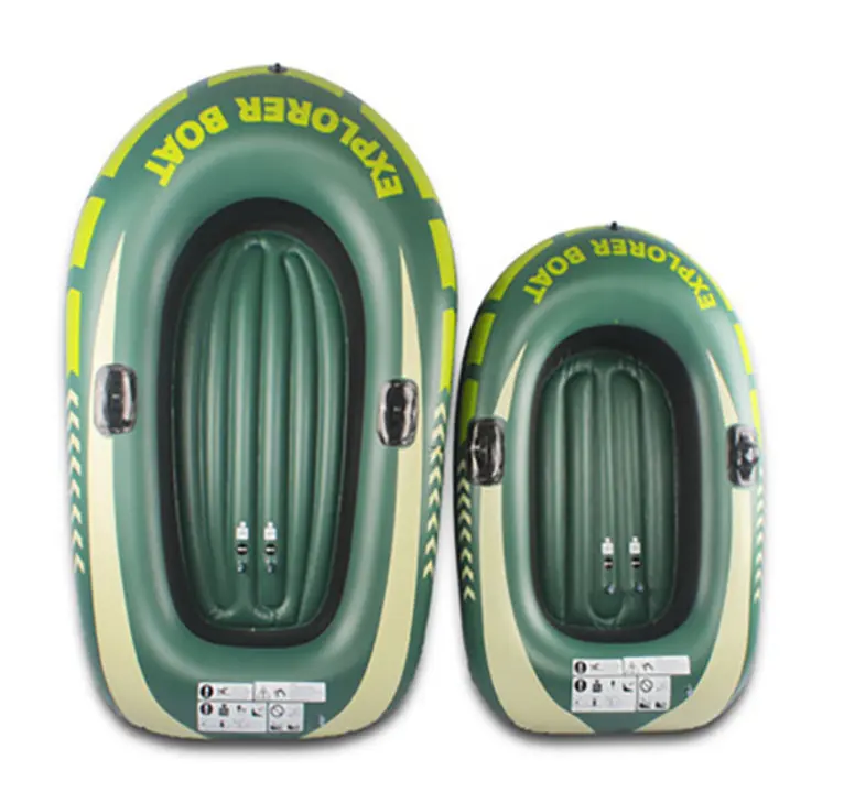 Barco inflável de PVC para pesca, equipamento aquático de mar ao ar livre, barco inflável de borracha para flutuação, verão de 2024