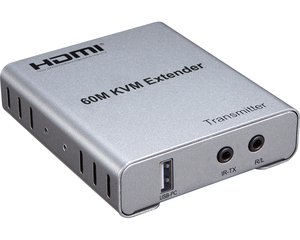 4K HDMI KVM Extender ผ่าน Ethernet SINGLE CAT 5e/6 60M HDMI เครื่องส่งและตัวรับสัญญาณคุณภาพสูง HDTV KVM USB เอาท์พุต RJ45 - Product Image 3