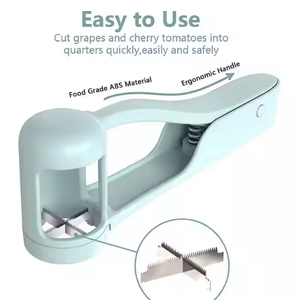 เครื่องแยกและหั่นผลไม้สแตนเลสแบบแมนนวลอุปกรณ์หั่นองุ่นสดใหม่ - Product Image 2