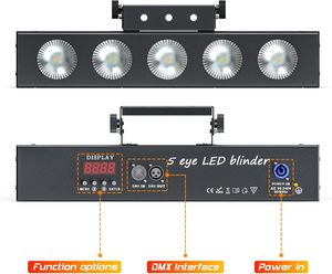 60W LED sahne yıkama ışık çubuğu 4 In1 RGBW COB DJ ışığı DMX kontrol Uplight için parti düğün canlı gösteri sahne aydınlatma - Product Image 3