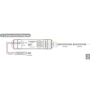 DC12V-24V 4 канала беспроводной сенсорный пульт дистанционного управления постоянное напряжение RGB RGBW и белый светодиодный контроллер ручной переключатель диммер - Product Image 3