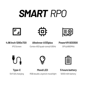 PS用の新しいTrimui SmartProオープンソースポータブルレトロゲームプレーヤー4.96インチハンドヘルドゲームコンソール - Product Image 5