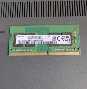 หน่วยความจำแล็ปท็อป 8GB DDR4 3200MHz ความเร็วสูง SODIMM รุ่น M471A1G44BB0-CWE ใช้แล้ว รองรับการใช้งานกับอุปกรณ์หลายประเภท - Product Image 3
