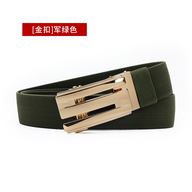 Boucle dorée-vert militaire-120cm