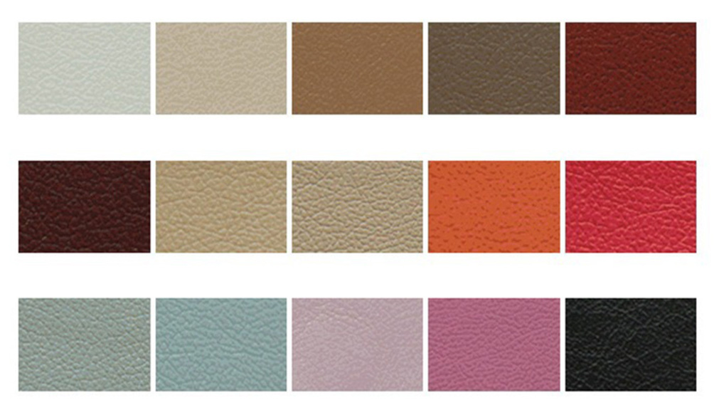 Some leather color options