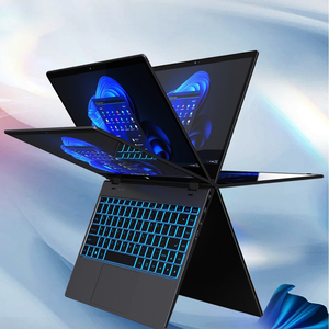 Procesador Intel N100 14 pulgadas 32 GB DDR4 2TB SSD portátil Delgado YOGA 6000 mAh tableta 2 en 1 1920*1080 pantalla táctil 360 grados Flip