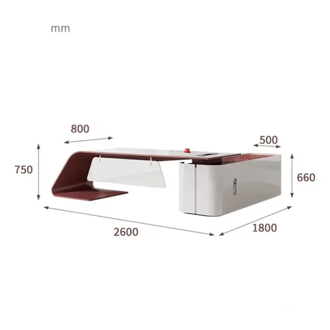 2.6 m boss table