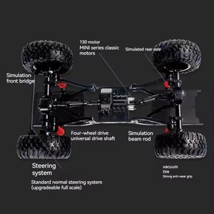 MN40 eğitim 1/12 simüle Metal uzaktan kumanda araç oyuncaklar çocuklar için RTR Off-road modeli rc 4x4 yetişkin hediye için - Product Image 6
