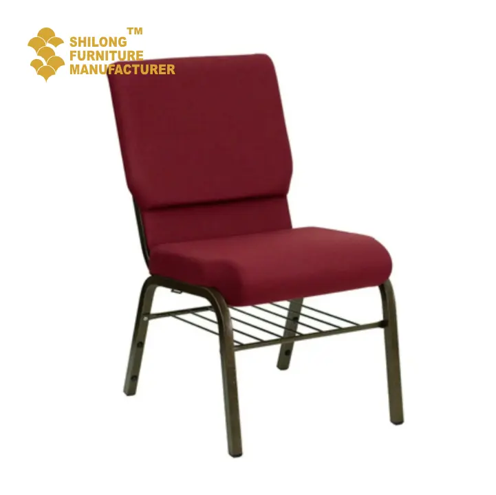 SL-YHY-E001 Factory wholesale low price high quality theater chairs metal stackable interlocking church chairs