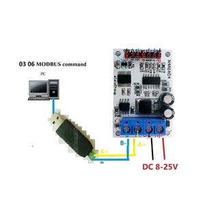 4-20MA RS485 collettore dati analogico di tensione e corrente ADC Modbus RTU 03 06 codice funzione - Product Image 3
