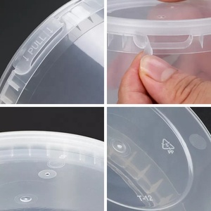 使い捨て食品容器8 16 24 32 64 OZスープカップBPAフリースープ容器カップ蓋付き - Product Image 2