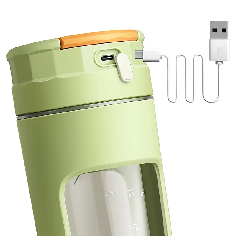 Mini USB Rechargeable Electric Fruit Juice Smoothie Mixer Blender