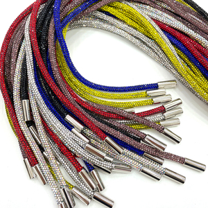Sudadera con capucha ostentosa tr075 de alta calidad, cordón de diamante de 120cm con puntas de metal - Product Image 1