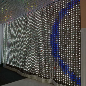 Led חכם חג המולד אורות DIY DMX 512 אנימציה RGB Programable וילון אורות חג decors