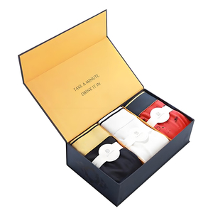 Magnet Personal isierte Verpackung Kleidungs box Verpackung Luxus-Kleidungs box Schwarz Kunden spezifische Kleidungs box mit benutzer definiertem Logo