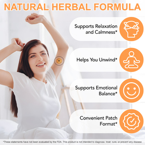 Acentiallabs tàn ác miễn phí căng thẳng xuống các bản vá lỗi transdermal tâm trạng bình tĩnh các bản vá lỗi với Vitamin B phức tạp cho cơ thể thư giãn - Product Image 3