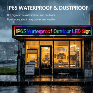 Programmier bares P10-LED-Scrolling-Textzeichen für öffentliche Geschäfts räume im Freien LED-Text anzeige Scrolling-Werbe ausrüstung - Product Image 6