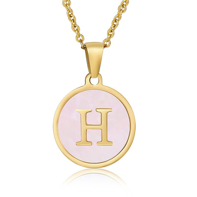 Gold h-with chain