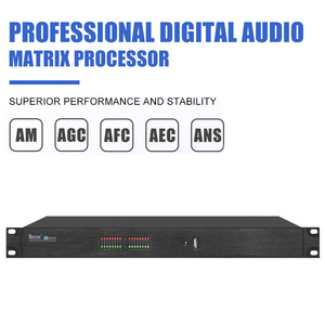 AD-0808V 8x8 Digital Audio Matrix Processador 8 Canais Conferência Profissional Sistema Com RS232