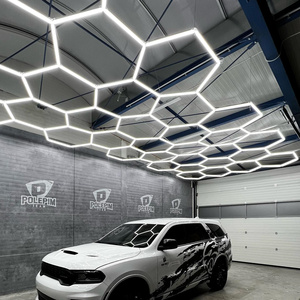 SUEZ Led esagonale personalizzato professionale per Showroom Led Workshop Light Car Detailing Lights Garage Work Light - Product Image 1
