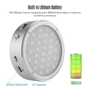 Godox <span class=keywords><strong>R1</strong></span> yuvarlak RGB Mini yaratıcı ışık LED Video işığı dolgu işığı 2500K-8500K CRI 98 video kayıt Microfilms natürmort