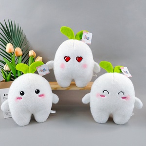 Factory Direct 20 cm Expressive Radish Plush <strong>Toy</strong> <strong>Recently</strong> Released Unisex Cute Organic Cotton Polyester Puppet Soft PP OPP - Product Image 3