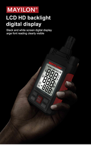 MAYILON-Sensor de alta precisión Ht607, múltiples unidades de medición, pantalla Amblent, Detector de temperatura y humedad, nuevo diseño