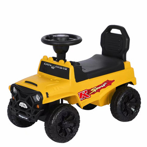 Siyah cuma anlaşma Unisex yürüyor sürgülü araba oyuncak kırmızı araç Ride-on pil olmadan plastik manuel güç çocuklar için - Product Image 3