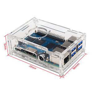 Banana PI M5 Development Board Kit Quad-Core-Cortex-A55 prozessor Amlogic S905X3 4GB LPDDR4 16GB eMMC-Gigabit-Gehäuse Optional - Product Image 4