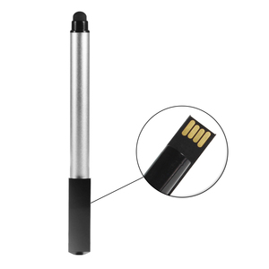 促销免费样品圆珠笔记忆棒16gb 32gb 64GB金属<span class=keywords><strong>USB</strong></span> <span class=keywords><strong>2.0</strong></span>闪存驱动器带触摸屏笔