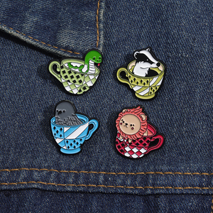 Sming Pins Wholesale Four-color Animal Character Pin Badge <strong>Bulk</strong> Stocked Soft Enamel Uv Offset Logo-themed Casting Custom Fairy - Product Image 5