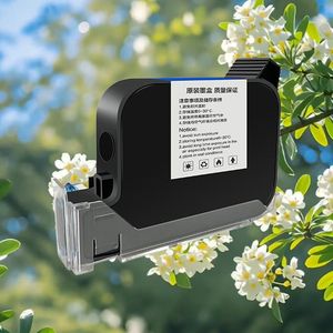 Prémio 2588 Cartucho de Tinta 25.4mm com Chip Inteligente para Impressora Codificação Industrial Tinta Contínua Abastecimento do Sistema OEM Compatível