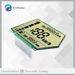Niedriger Preis Benutzer definiertes 7-Segment-LCD-Anzeigemodul HTN Positiv für neue Motorräder SJXDGW014 Instrumenten anzeige segment - Product Image 5
