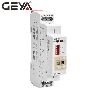 GEYA-relé de temporizador de ajuste Digital, GRT8-K, CA, CC, 12V, 24V, 220V, 230V, relé de encendido y apagado multifunción, novedad - Product Image 1