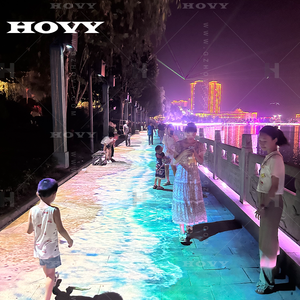 하이 퀄리티 80 + 테마 인터랙티브 플로어 프로젝터 LCD 디스플레이 1920x1200 해상도 내장 Wi-Fi 실내 인터랙티브 플로어 - Product Image 1