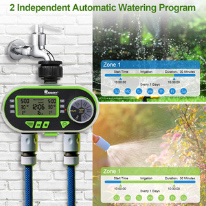Sistema di irrigazione intelligente frequenza manuale Timer agricolo per il giardino irrigazione promozione programmatore Standard - Product Image 2
