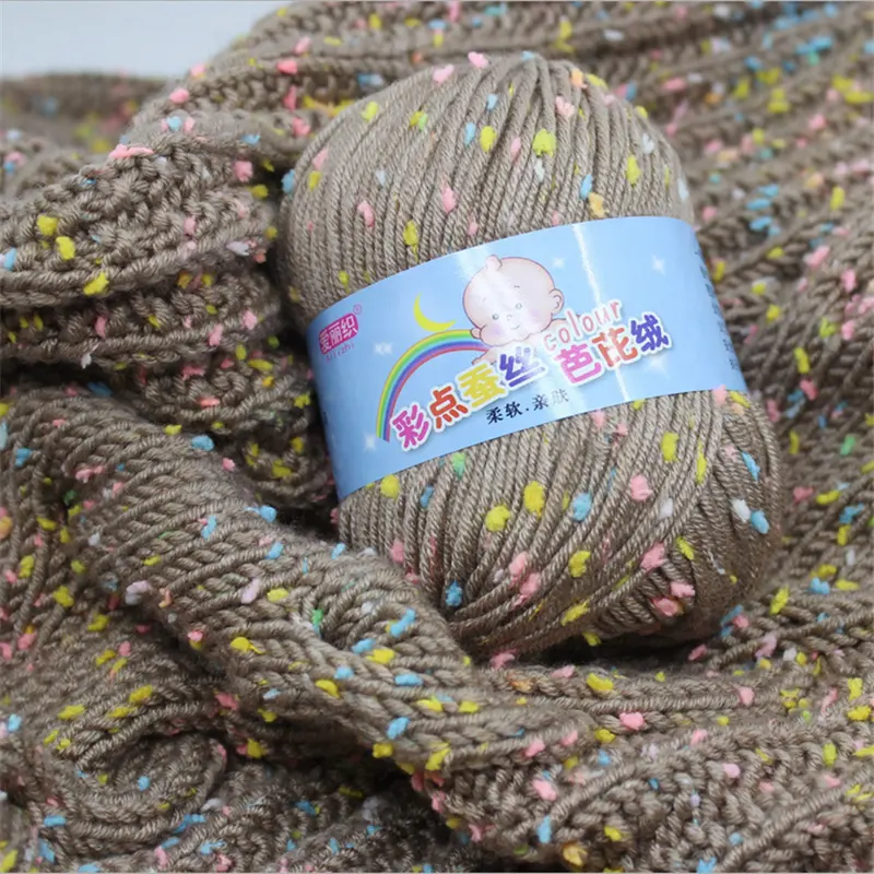 Hilo de tejer acrílico para bebé, lana para tejer a mano, gran oferta, 2019