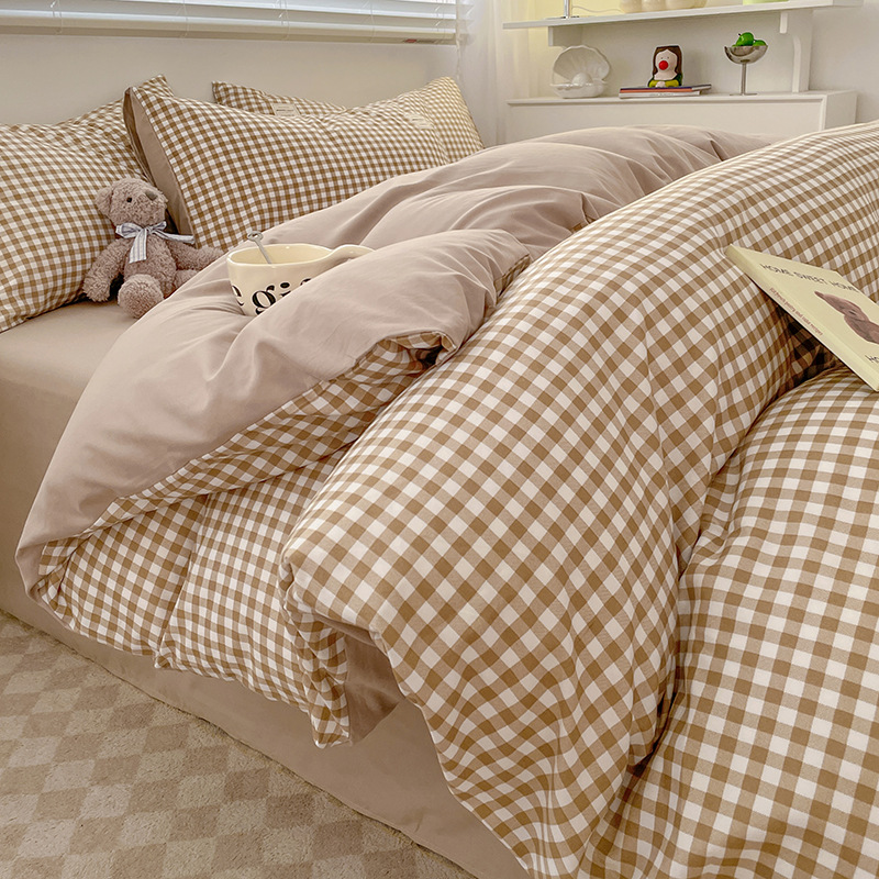 Petit carreau beige