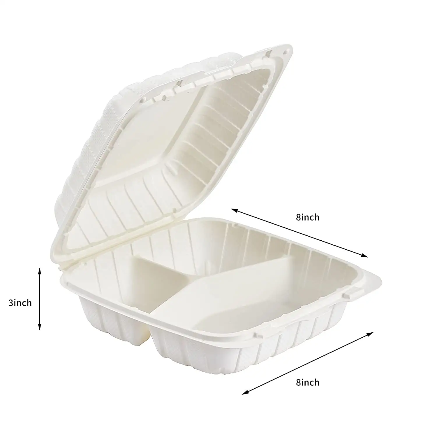 Kunststoff Clam shell herausnehmen Lebensmittel behälter, Hochleistungs-Einweg-Brotdose für Kuchen, Sandwich, Salat, Dessert, Restaurant
