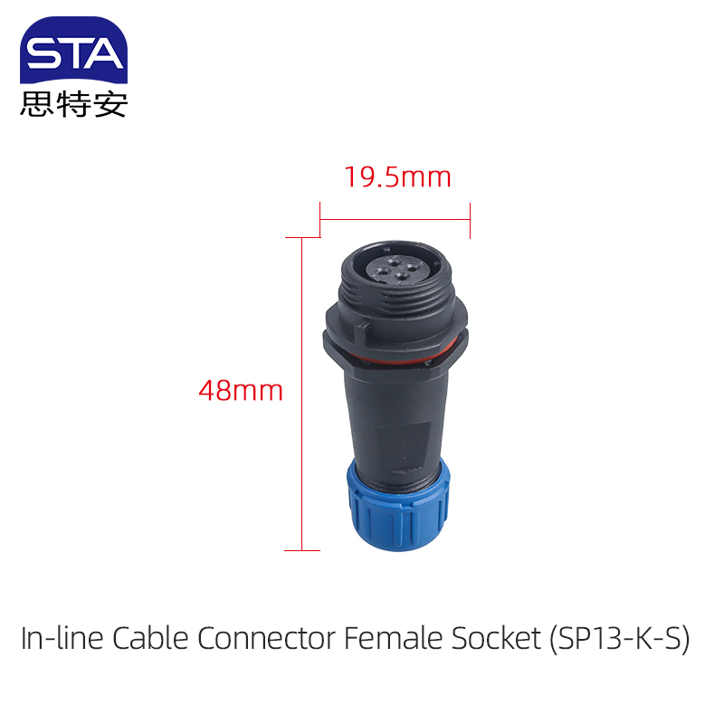 Straight Mating Female Plug
