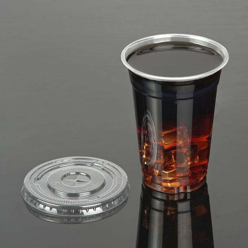 cup with flat lid